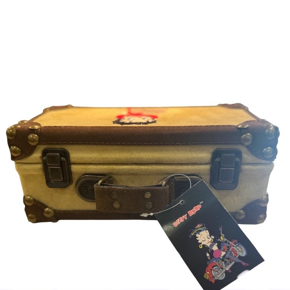 Betty Boop Suede Box Purse Handbag Collectible 2008 - Picture 6 of 7
